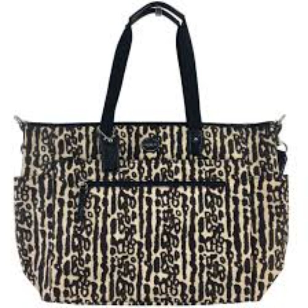 COACH w/ COA Gateway Ocelot Print Nylon Diaper Bag Large Tote - Picture 1 of 13